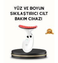 Boyun ve Gıdı Toparlayıcı EMS Cilt Sıkılaştırıcı 7000 Titreşim Isı Terapisi