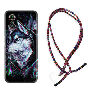 General Mobile GM 21 Pro GM 22 Pro Plus Kılıf Boyun Asklı Rasta Silikon Dog Eyes 1761