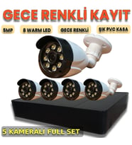 XM Pro İnsan ve Araç Tanıma Özellikli Beş Kameralı Güvenlik Kamera Sistemi