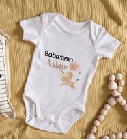 BK Kids Babasının Aslanı Tasarımlı Bebek Body Zıbın - Model 1
