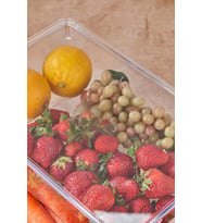 2 Li Kapaklı Buzdolabı Organizeri & Buzdolabı Düzenleyici 4,5 lt