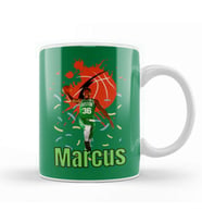 Marcus Smart Vintage Art   Legend Basketball Gift Kupa Bardak Porselen