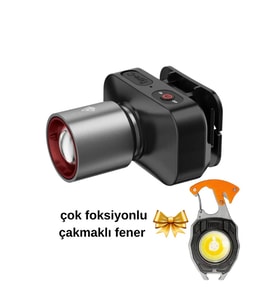 Gold Kama GK801 LED Kafa Feneri - 50W CREE LED, Şarjlı ve Su Geçirmez