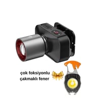 Gold Kama GK801 LED Kafa Feneri - 50W CREE LED, Şarjlı ve Su Geçirmez
