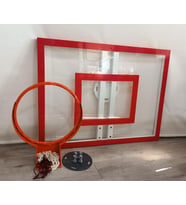 Mia Basketbol Panya Seti Sabit Çember 90*120 8 mm Solid Polikarbon Panya