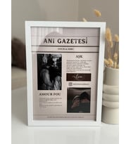 Kişiye Özel Sevgili, Arkadaş Hediye Anı Gazetesi Tablo