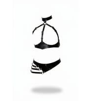 Mulvxbrf Brf02 Siyah Harness Takım Deri Boyunluklu Ayarlanabilir Tokalı - Brf1139 (Mulvix)
