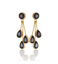 Kadir Jewellery 22 Ayar Altın Kaplama Vintage Küpe -El İşçiliği Ve Hipoalerjenik Küpe