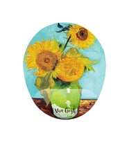 Van Gogh Ayçiçekleri Natürmort Bilek Destekli Mousepad (Çok Renkli)