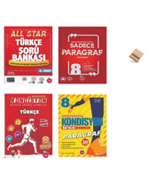 Newton LGS 2027 8. Sınıf Türkçe + Paragraf Soru Bankası ve Deneme 4lü Set + Telefon Standı