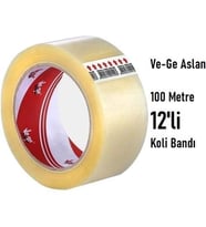 Vege Koli Bandı 45X100 Şeffaf (Aslan) 12 adet