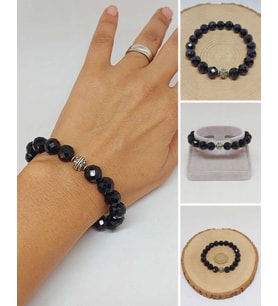 Sirius Serisi Turmalin Taşı 10mm Unisex Bileklik (52906)