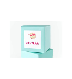 Bant Okula Dönüş Etiketi Kare Mat Sticker Thank You Serisi 4.5 Cm (40 Adet)