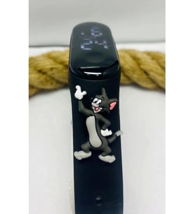 Şirin Tasarımlı Tom Figür Waterproof Unisex Çocuk Genç Kol Saati Mls-451