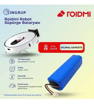 Roidmi Eve Robot Süpürge Uyumlu Batarya 5200 mAh -