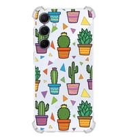 PrintiFy Samsung Galaxy A55 Uyumlu Water Color 4 Baskılı Şeffaf Köşe Korumalı Antişok Kılıf