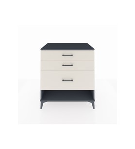 Kronos Şifonyer 3 Çekmeceli 88x59x96 Antrasit-Aytaşı