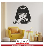 Numa Concept PULP FICTION V.1 MDF TABLO-Duvar Dekoru (Siyah)