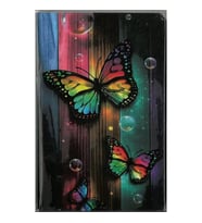 DEFFTER JUST ART- IFICAL BUTTERFLY SERT KAPAK 13.5x21cm ÇİZGİLİ DEFTER 96 YP.