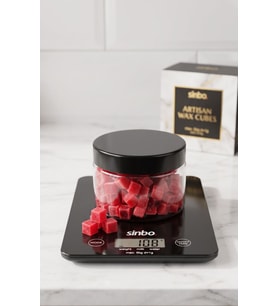 Kırmızı Küp Granül Mum Boyası (1 cm) - Yüksek Pigmentli - Brüt 100 Gr