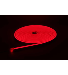 Neon LED şerit 5metre Kırmızı LED zincir bandı hortum esnek dekoratif aydınlatma ışık 12V 10W