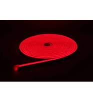 Neon LED şerit 5metre Kırmızı LED zincir bandı hortum esnek dekoratif aydınlatma ışık 12V 10W