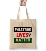 Palestine LIVES MATTER Bez Çanta Uzun Saplı