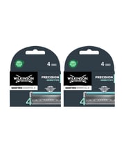 Wilkinson Sword Quattro Titanium Sensıtıve Erkek Tıraş Bıçağı 8 Yedek Kartuşu