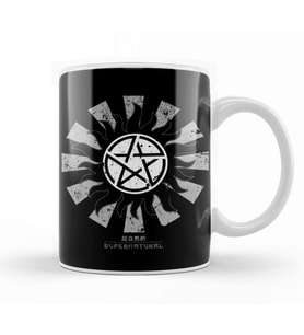 Supernatural Retro Japanese Kupa Bardak Porselen