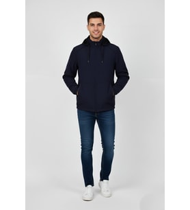 Erkek Kapüşonlu Mevsimlik Spor Mont 8077 BGL-ST04919 (Lacivert)