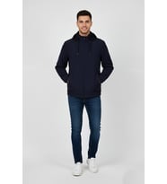 Erkek Kapüşonlu Mevsimlik Spor Mont 8077 BGL-ST04919 (Lacivert)