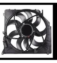 BMW X3 E83 600W FAN Motoru Davlumbazli 472MM 3FIS 600W 9KANAT 17113400022 Wisco