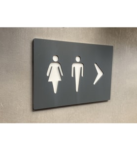 Cool Serisi Wc Yönlendirme Levhası