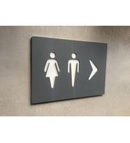 Cool Serisi Wc Yönlendirme Levhası