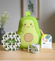 Avokado Yastık & T Kupa & Mousepad & Takvim Hediye Seti