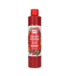 Hela Gewürz Ketchup Curry Leicht Scharf 800ml