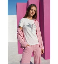 Kız Çocuk 3'lü Takım 10-17 Yaş 12543 MODANINO (Pembe)