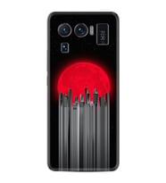 Xiaomi Mi 11 Ultra Kılıf Silikon Desen Özel Seri Red City 1707