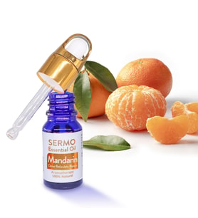 Sermo Esansiyel Yağ Uçucu Yağ Buhurdanlık Esansı Oda Kokusu Esansı Buhur Yağı 10ml (Mandalina Yağı)