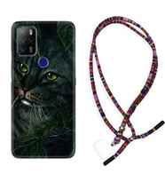Omix X300 X500 X400 X600 X700 Kılıf Boyun Asklı Rasta Silikon Flowers Cat 1345