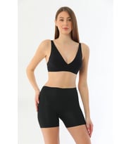 Amora Secret Siyah Mı 2703 Lazer Kesim İz Yapmaz Hayalet Boxer
