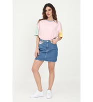 Only Renkli Detaylı Denim Kot Kadın Etek ONLROSE - 15259846 (DENIM)