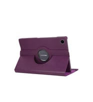 Pilelistore   Samsung Galaxy Tab A11 360 Tablet Deri Kılıf - Mürdüm