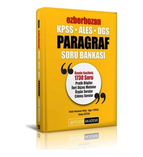 Pegem Kpss Ales Dgs Ezberbozan Paragraf Soru Bankası