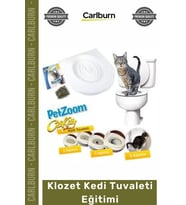 #Petshop Pratik Hijyenik Kedi Tuvalet Aparatı Eğitim Seti Sistemi Kaliteli Klozet Kedi Tuvaleti Eğit