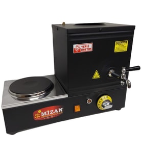 Mizan MC205-SYH Tek Demlik Pleytli Çay Kazanı 10 LT Siyah