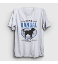 Presmono Unisex Beyaz Kangal Babası Dad Dog Hediye T-Shirt 538763tt