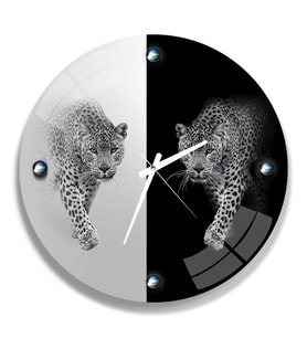 Leopar Cam Saat - 40 cm