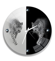 Leopar Cam Saat - 40 cm