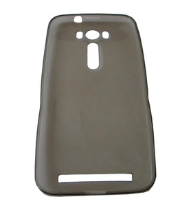 Zenfone 2 ile Uyumlu 0.2mm Soft Silikon Kılıf Siyah